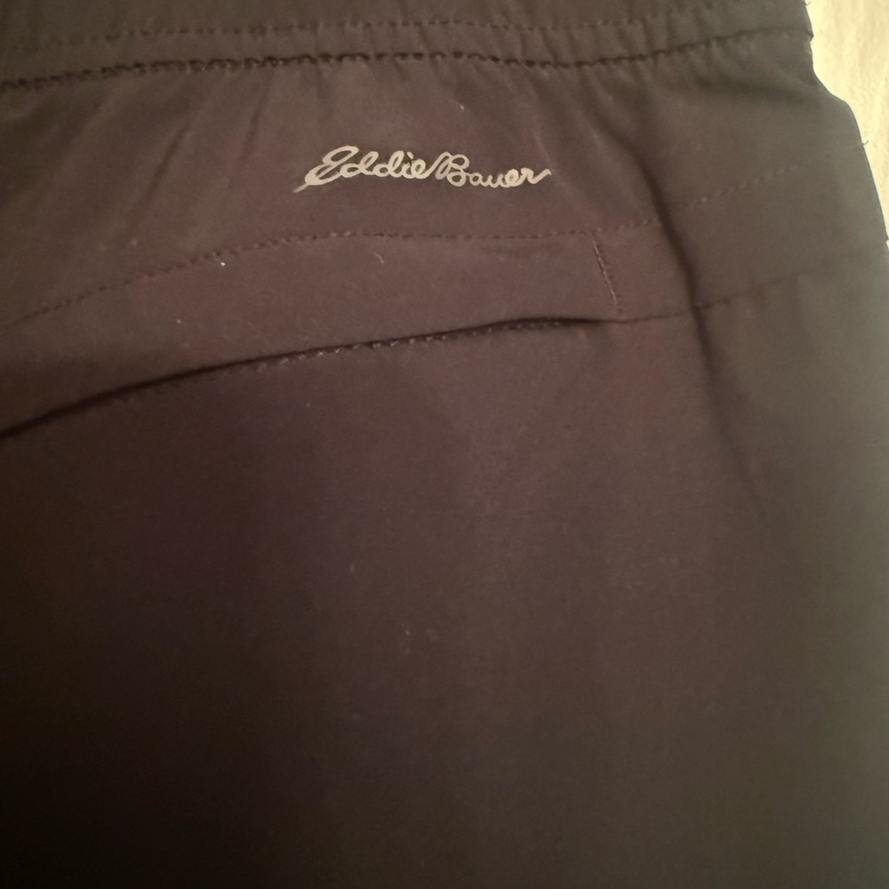 New XS Eddie Bauer Black Pants gym athletic $78 - Picture 3 of 6